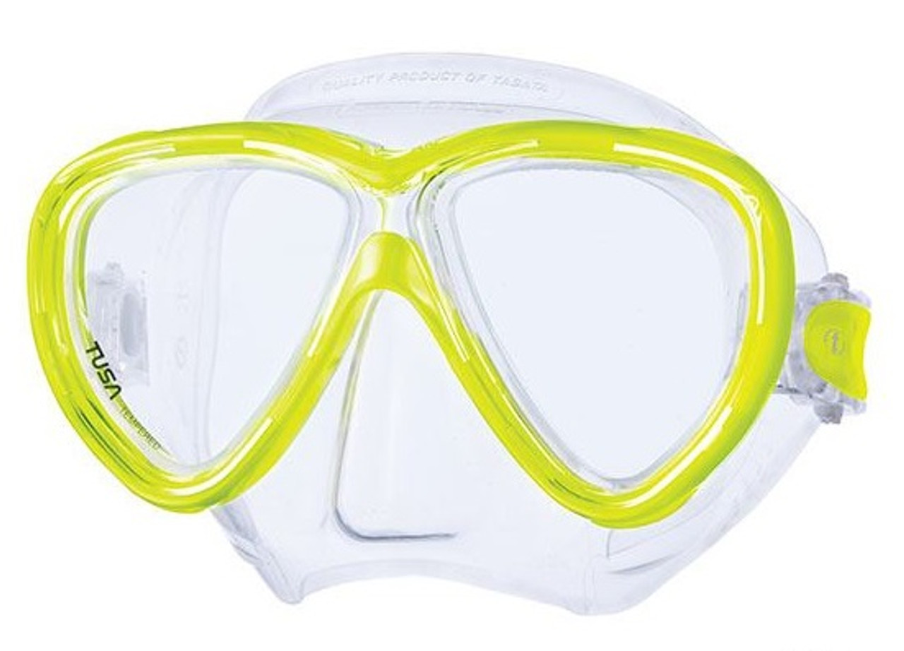 TUSA - Goggles N More - yellow diving mask