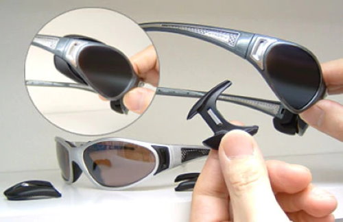 Liberty Sport Chopper Sunglasses- Shiny Chrome / Satin Black with Ultimate Driver Lens (Prescription Lenses Available)