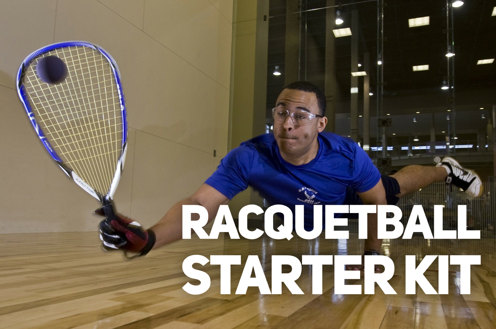Racquetball Starter Kit GogglesNMore