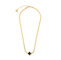 Gold Plated Clover Snake Chain Necklace