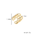 Aurelia Link Cuff Ring 18K PVD Gold