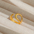 Soléa Sculpted Wrap Ring in 18K PVD Gold Plated Ring