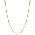 18K PVD Bead Necklace