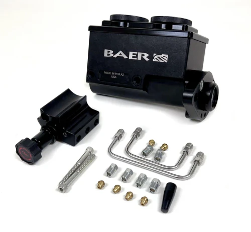 Baer Brakes ReMaster 2-Bolt GM/Ford Master Cylinder Kit  15/16 in. Bore, Left Ports, Black Master Cylinder