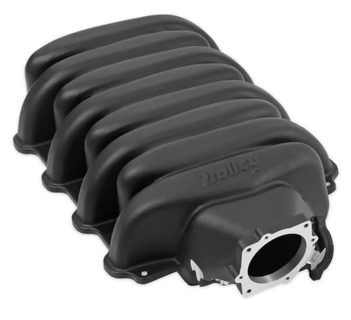 HOLLEY LOW-PROFILE INTAKE MANIFOLD - GODZILLA - BLACK POWDERCOAT