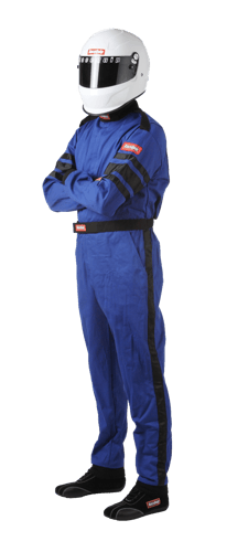 RaceQuip SFI-1 One Piece Fire Suit – Blue