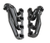 Alternate view of the black Flowtech 12147FLT shorty header pair