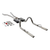FLOWMASTER AMERICAN THUNDER CROSSMEMBER-BACK EXHAUST SYSTEM1967-1970 Ford Mustang with V8 engine and headers. Aluminized Steel.