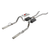 FLOWMASTER AMERICAN THUNDER CROSSMEMBER-BACK EXHAUST SYSTEM1967-1970 Ford Mustang with V8 engine and headers. Aluminized Steel.