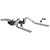 Alternate angled view of Flowmaster 17273 classic Mustang exhaust mufflers and pipes
