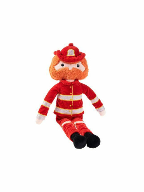 Kids Cushion Fireman Steve Red