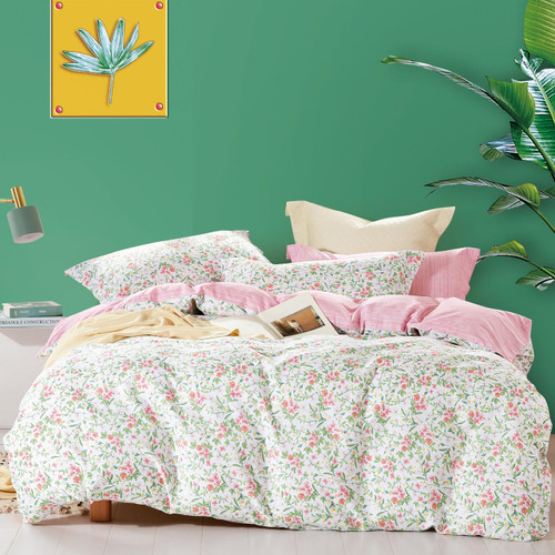 Odyssey Living Florette Cotton Quilt Cover Set - King