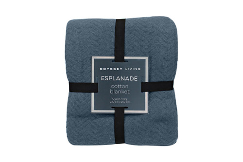 Odyssey Living Esplanade Cotton Blanket - Single/Double