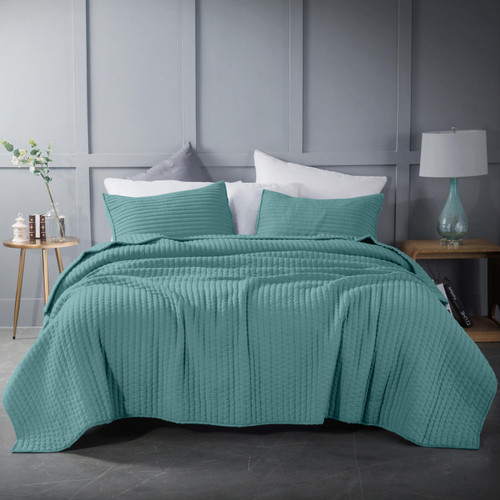 Odyssey Living Shoal Bay Comforter Set - Dusk Blue
