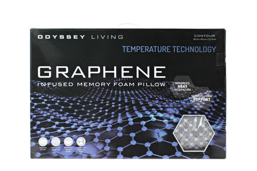 Odyssey Living Graphene Infused Memory Foam Pillow