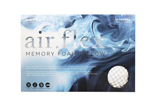 Odyssey Living AirFlex Memory Foam Pillow