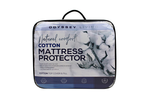Odyssey Living Cotton Quilted Mattress Protector