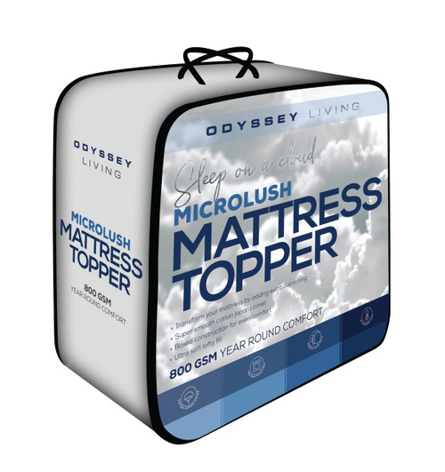 Odyssey Living Microlush Cumulus Mattress Topper