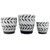 NF Living Adley Planter Black 15.5x16cm