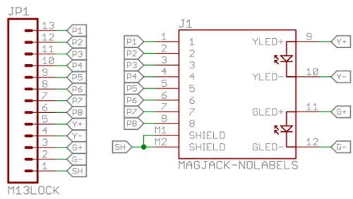 MagJack Breakout Schematic