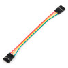 Jumper Wire - 0.1" (2.54mm), 4-pin, 4" (100mm)