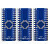 SMT Breakout PCB for 32-QFN or 32-TQFP - 3 Pack! rear