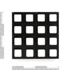 Button Pad 2x2 Bottom Bezel - SparkFun COM-08747 dimension 2