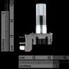 SparkFun COM-10984 Rotary Encoder - Illuminated (RGB, right-angle) dimension