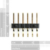 Header – 6-pin Male, SMD, 2.54mm (0.1″) Right-Angle dimension 1