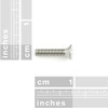 Flat Head Screw - 2-56, 3/8" dimension