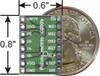 A4983/A4988 stepper motor driver carrier with dimensions