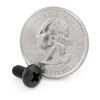 SparkFun PRT-08987 Screw 8-32 Button Head Black - 5/16"
 10p size comparison