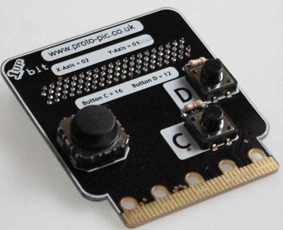 1up:bit GamePad Controller for BBC Micro:bit