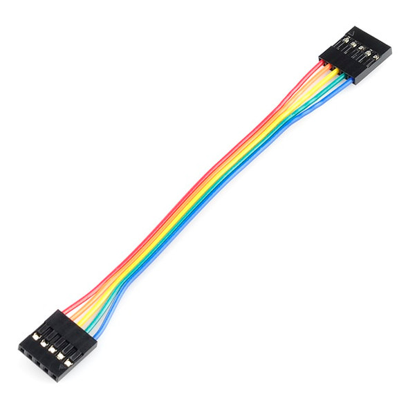 Jumper Wire – 0.1″ (2.54mm), 5-pin, 4″ (100mm)