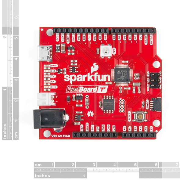 SparkFun DEV-14812 RedBoard Turbo - SAMD21 Development Board dimensions