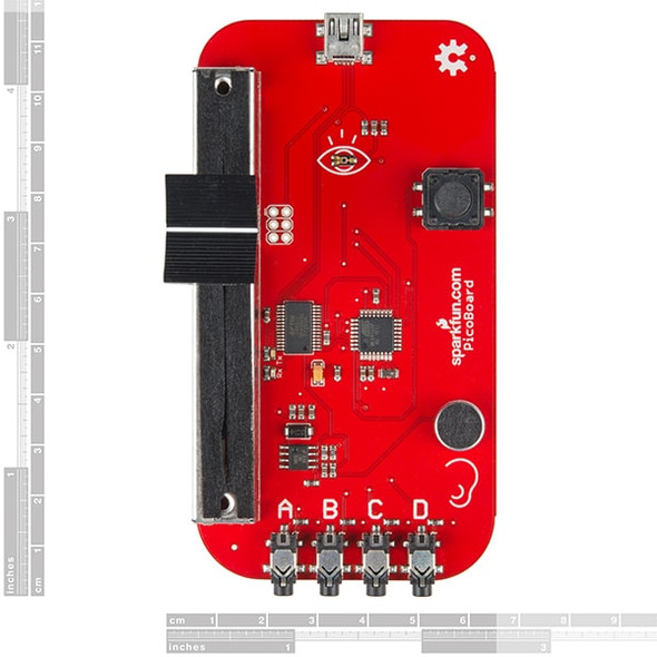 SparkFun WIG-11888 PicoBoard For Scratch Dimensions PicoBoard