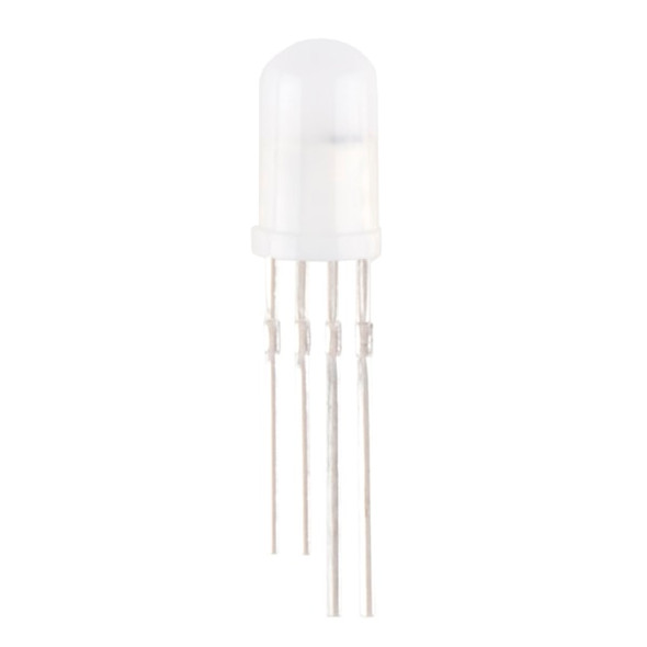 LED - RGB Programmable, PTH, 5mm, Diffused (5 Pack)