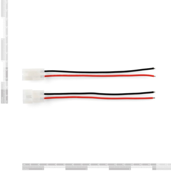 Automotive Jumper 2-Pin Wire and Connector Assembly dimension