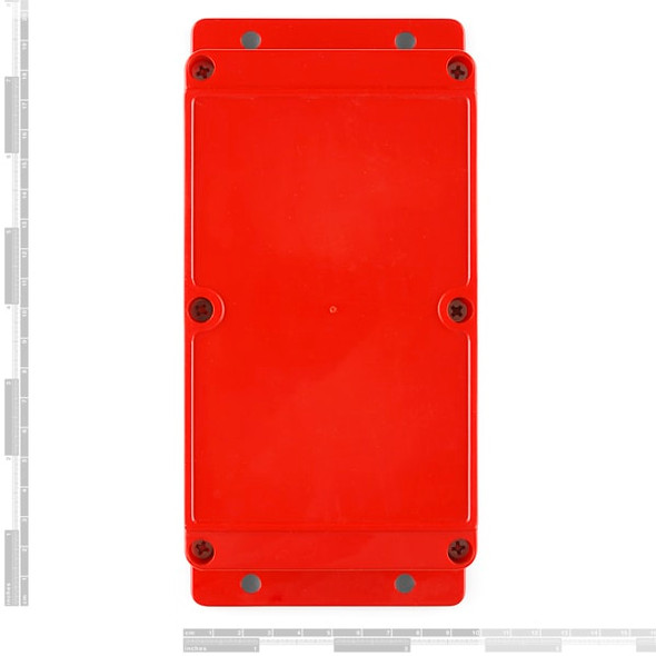 Enclosure - Flanged (Red) dimension