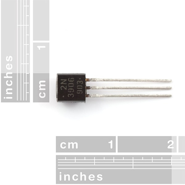 Common BJT Transistor - PNP 2N3906 dimension