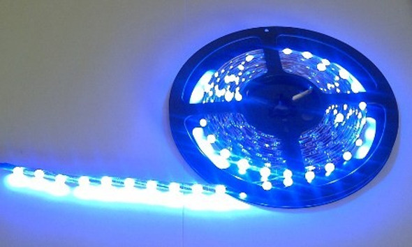 Blue flexible LED strip - 30 way, 0.5m length