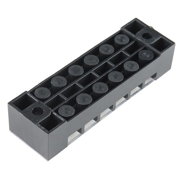 Terminal Block - 6 Position, 15A, 600V