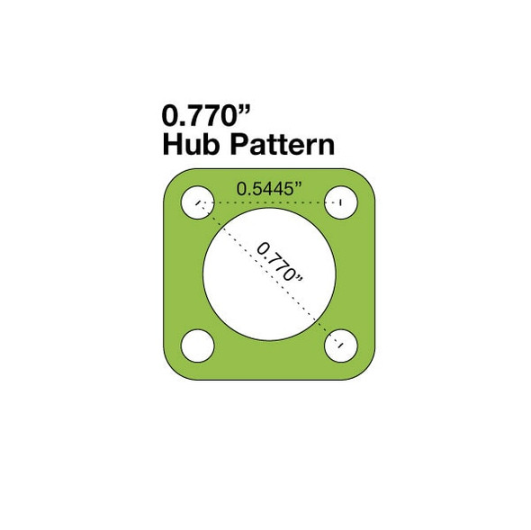 Hub Adapter - 1.50" to 0.77"