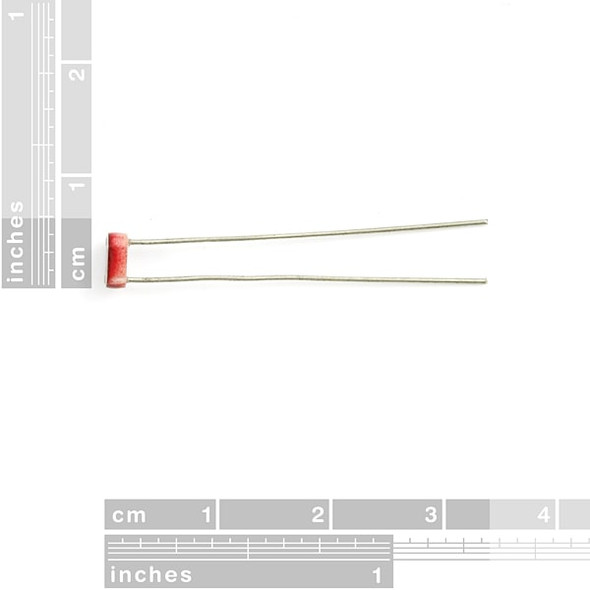 Mini Photocell - LDR (Light Dependent Resistor) dimension