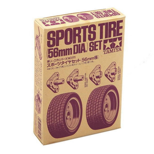 Tamiya 70111 Sports Tire Set (2 tires) tyre External box