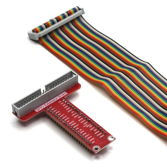 GPIO Expansion Board for Raspberry Pi w/ Ribbon cable 1
