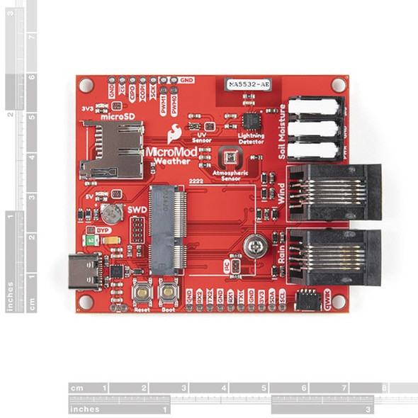 MicroMod Weather Carrier Board dimension