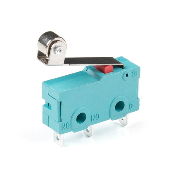 Pololu - Snap-Action Switch with 16.3mm Roller Lever: 3-Pin, SPDT, 5A