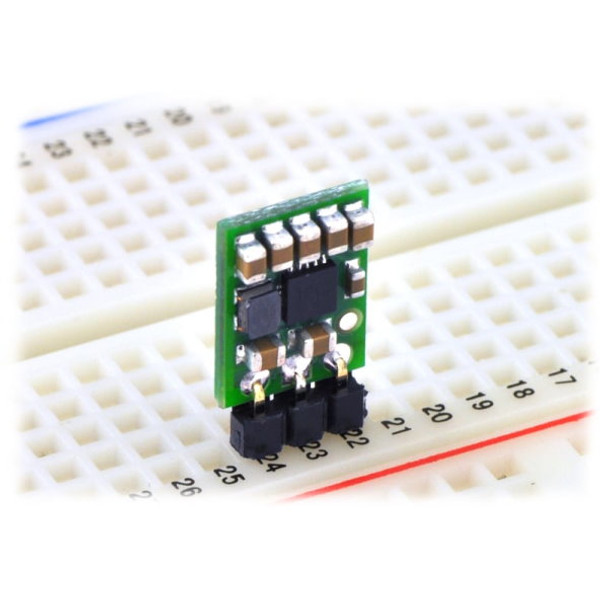 Pololu step-up/step-down voltage regulator S7V7F5 in a breadboard