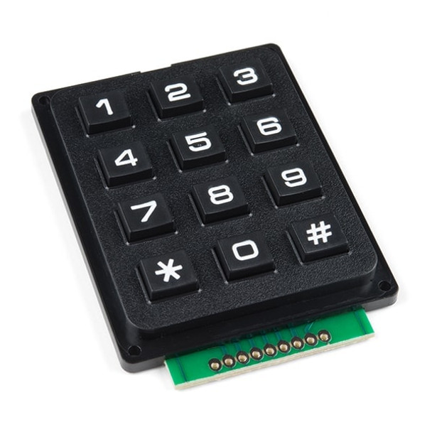 Keypad, 3x4 Matrix, 12 Button main